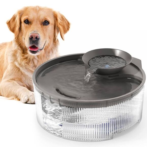 Dog Cat Water Fountain, 168oz/1.3Gallon/5L Large Automatic Pet Water Ult… - Picture 1 of 7